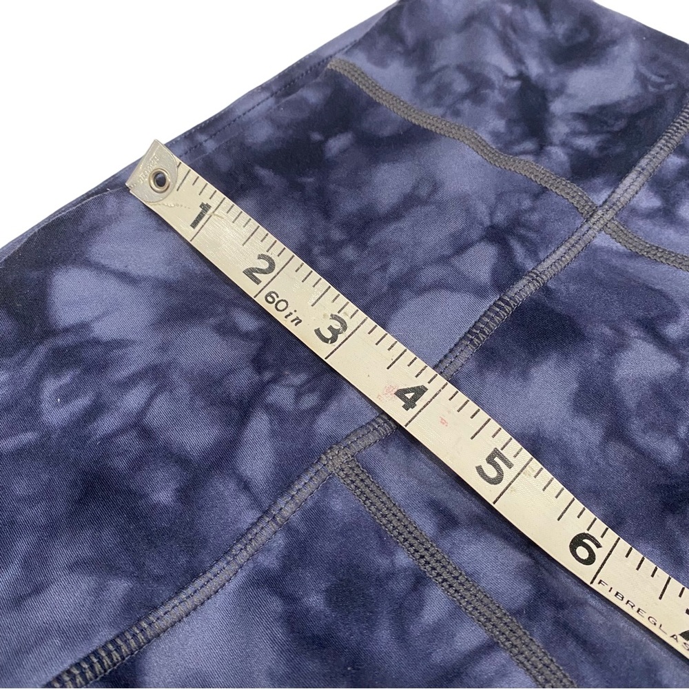 ATHLETA  POWERVITA SALUTATION HIGH-RISE 7/8 TIE DYE BLUE LEGGINGS SIZE SMALL - Picture 11 of 16